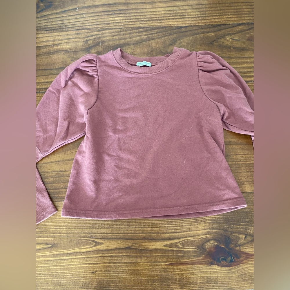 Ruffled Shoulder Long sleeve